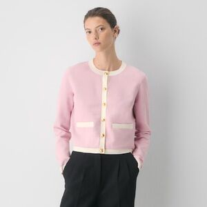 Babaton Approach Cardigan - Wonder Yarn Small Dusty Pink/Light Birch